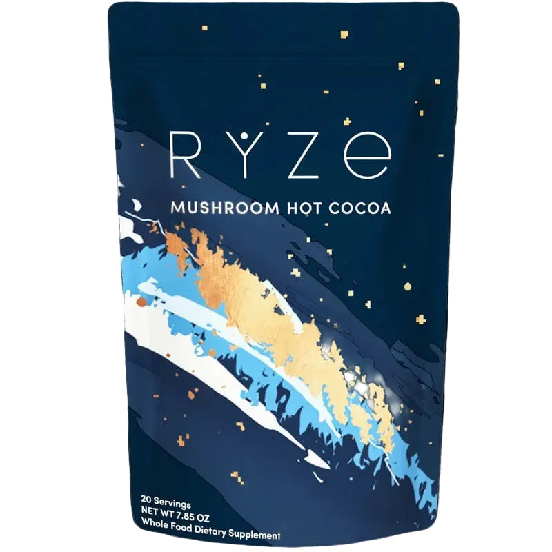 RYZE Mushroom Hot Cocoa sleep supplement drink