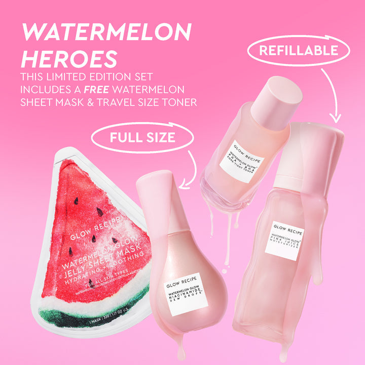 Glow Recipe Watermelon Glow Dewy Skin Routine
