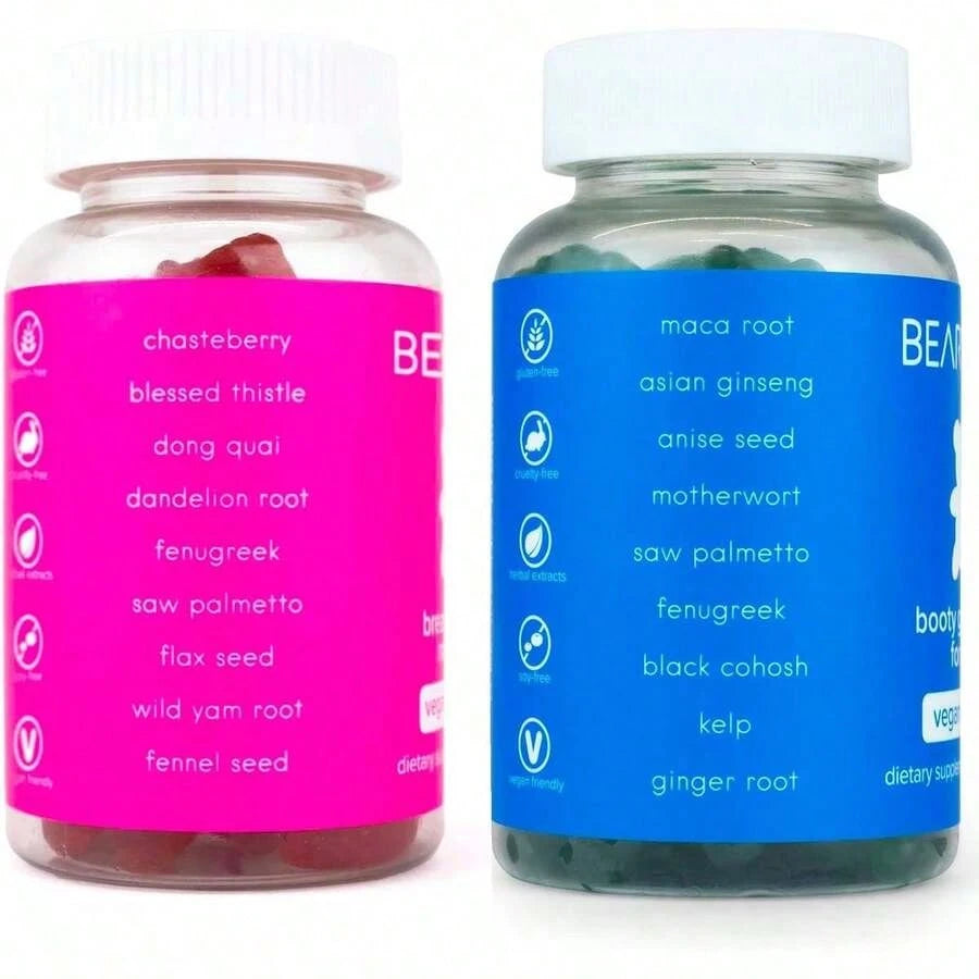 BEARVANA Berry Gummies For Women - All-In-One Nutrition | Herbal Boost Multivitamin With Daily Fitness Support | 2-Pack Value With Free Shipping