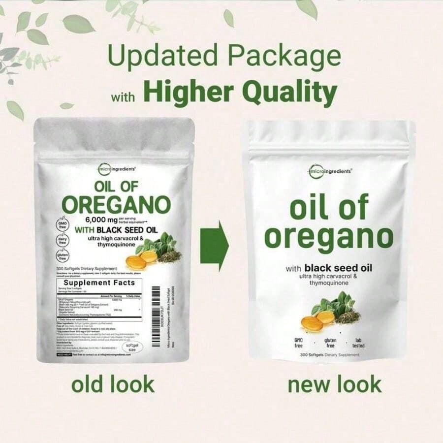 Miriyalyad Oregano Oil With Black Seed Oil 1PCS