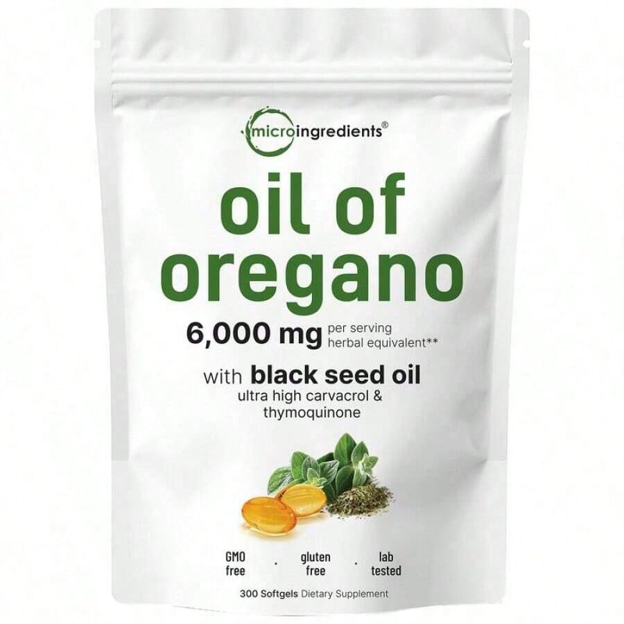 Top Grade Oregano Black Seed Oil Blend