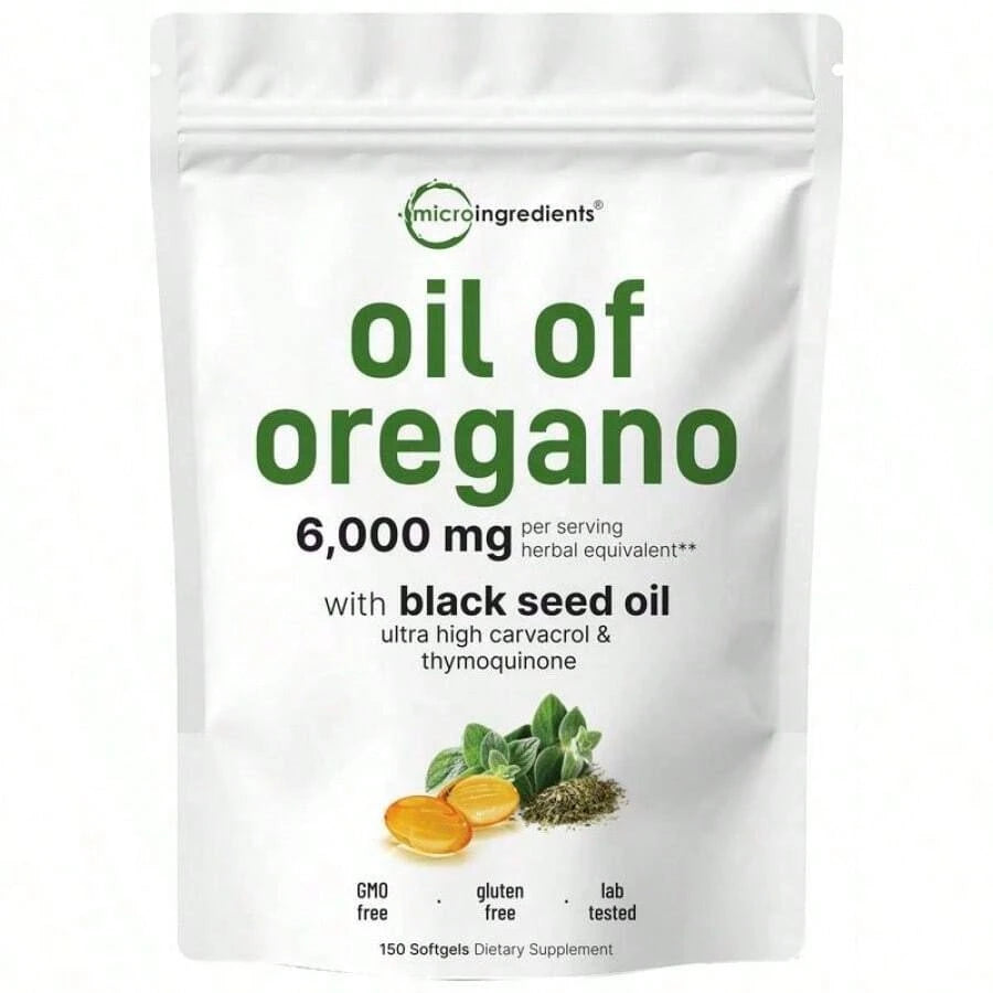 Top Grade Oregano Black Seed Oil Blend