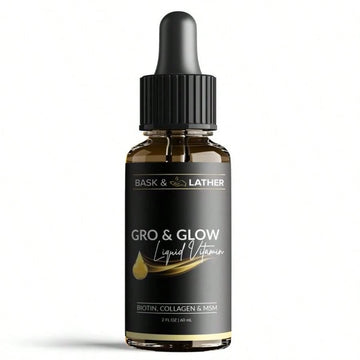Gro & Glow Liquid Vitamins – Hair, Nails & Skin with Biotin & Collagen