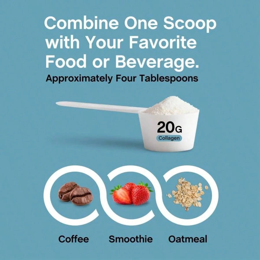 NeoCell Collagen Bio-Peptides Powder 20oz - Grassfed Protein Supplement - Advanced With 18 Essential Amino Acids