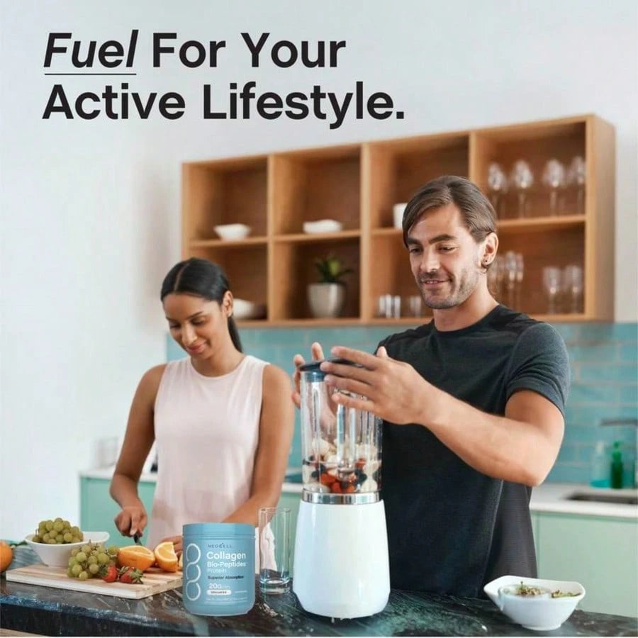 NeoCell Collagen Bio-Peptides Powder 20oz - Grassfed Protein Supplement - Advanced With 18 Essential Amino Acids