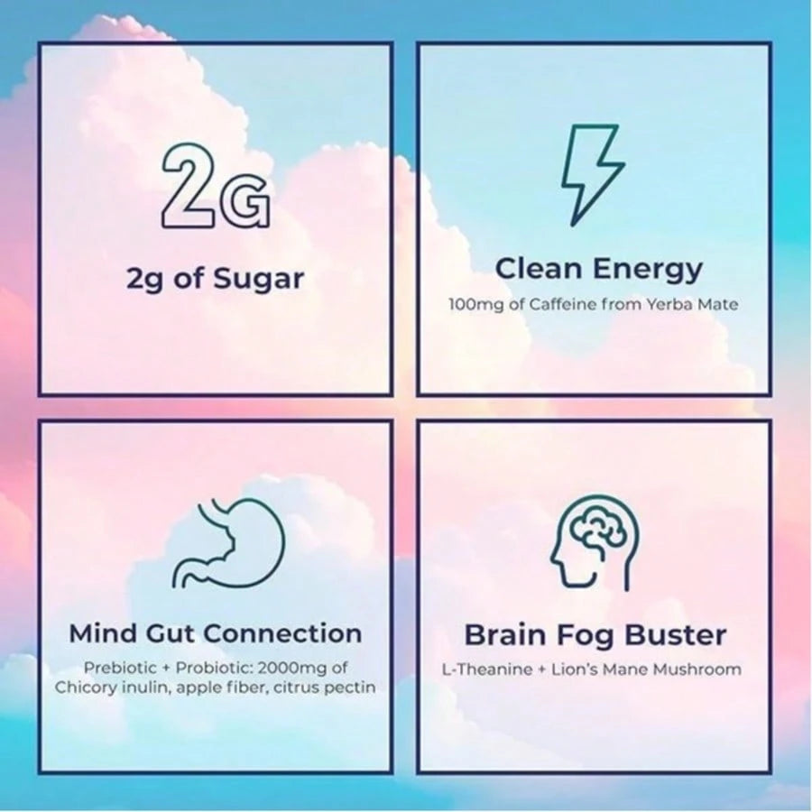 Yerba Mate Super Instant Powder Mixed DrinkYerba Mate Magic Instant Powder | Peach Mangoflavor |30 Servings