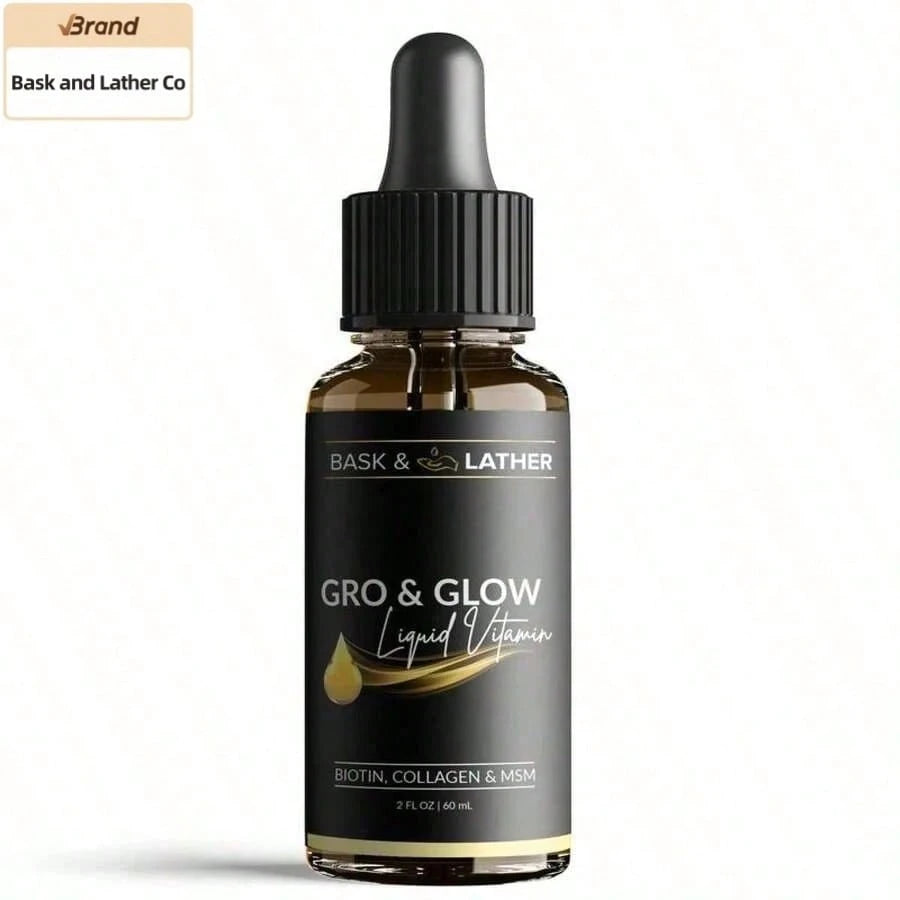 BASK AND LATHER Scalp Stimulator - Lightweight Rosemary & Mint Blend For Thicker, Fuller Hair, Alopecia Support & Hair Regrowth