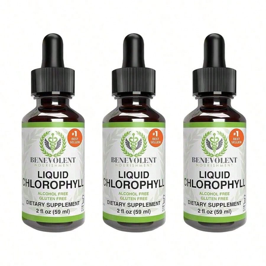 Miriyalyad Chlorophyll Supplement, Detox & Immune Support, Internal Deodorizer - Liquid Drops, Natural Mint Flavor, 4 Month Supply, 59ml[Free Shipping ]