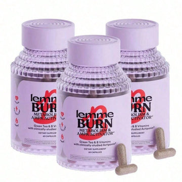 3Pack Lemme Burn - Metabolism Belly Fat Burning + AMPK Activating Supplement