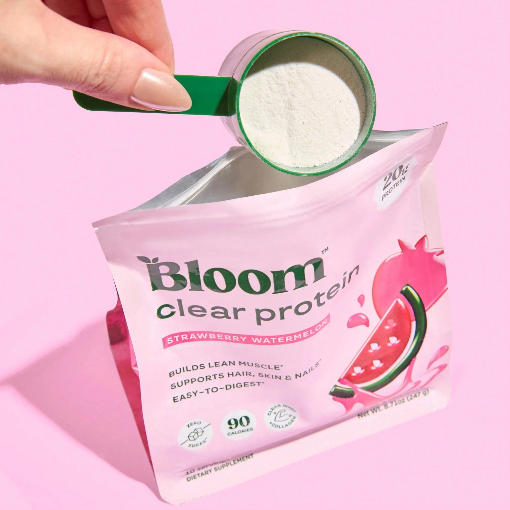 MOM'S DAY GIFT BUNDLE! Bloom Clear Protein 2-Pack | Hair, Skin & Nails Support, 20 Servings