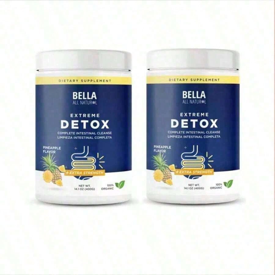 Bella Pineapple Colon Cleanse – High Fiber Detox Powder For Digestive Health & Gut Support| 400g| 40 Servings