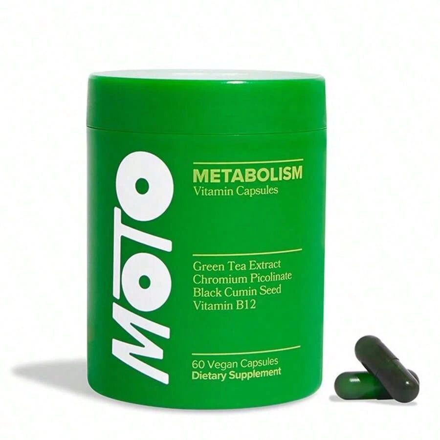 MOTO Metabolism Booster Capsules – 30-Day Supply For Fat Burning & Energy Support