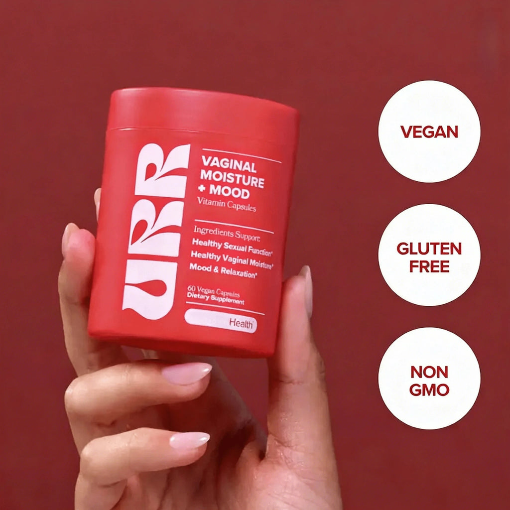 URR-Premium Women's Wellness Duo: Probiotic & Moisture-Mood Capsules With Ashwagandha & Ginkgo