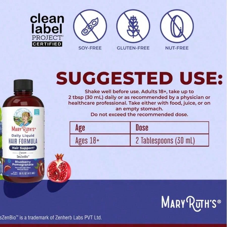 Care & Skin Renew GummiesBundle -Daily Liquid Hair Formula 16 Oz & SkinRestore + Renew Gummies 60 Ct