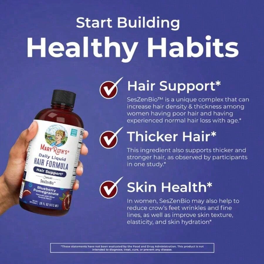 Care & Skin Renew GummiesBundle -Daily Liquid Hair Formula 16 Oz & SkinRestore + Renew Gummies 60 Ct