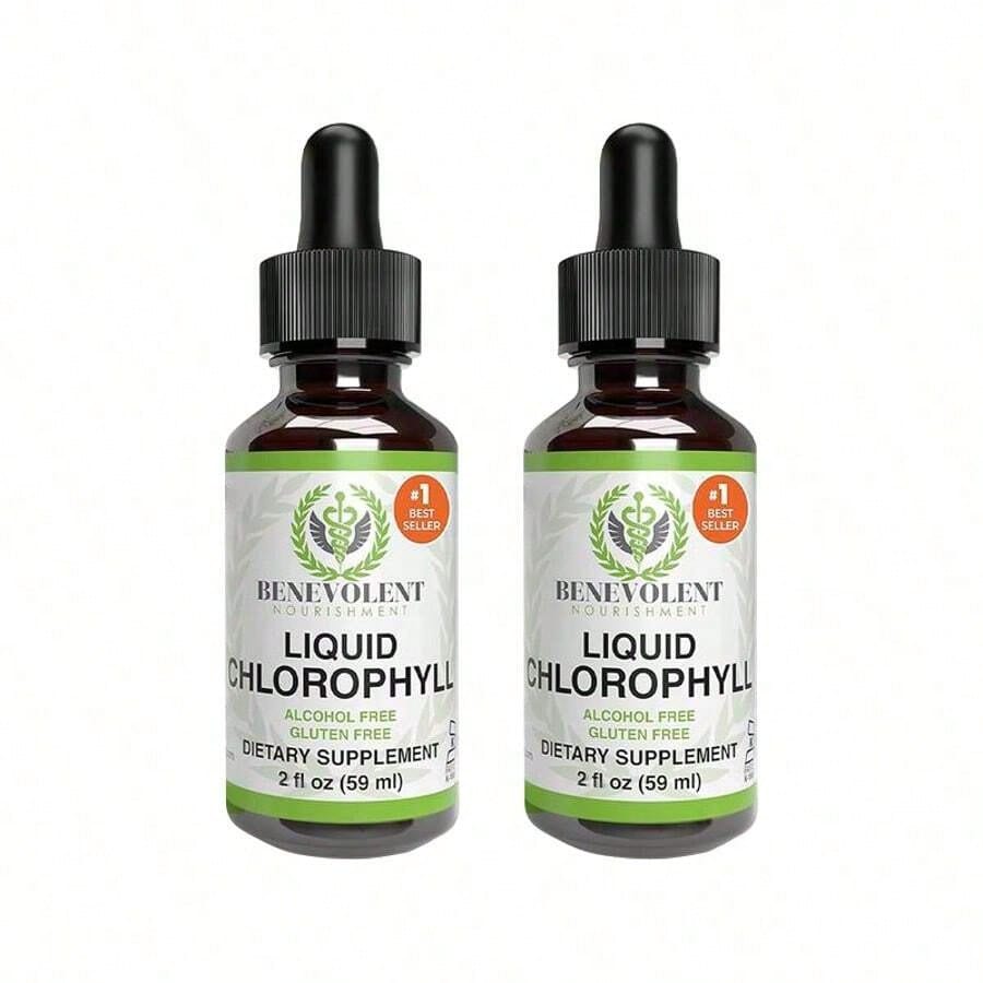 Miriyalyad Chlorophyll Supplement, Detox & Immune Support, Internal Deodorizer - Liquid Drops, Natural Mint Flavor, 4 Month Supply, 59ml[Free Shipping ]