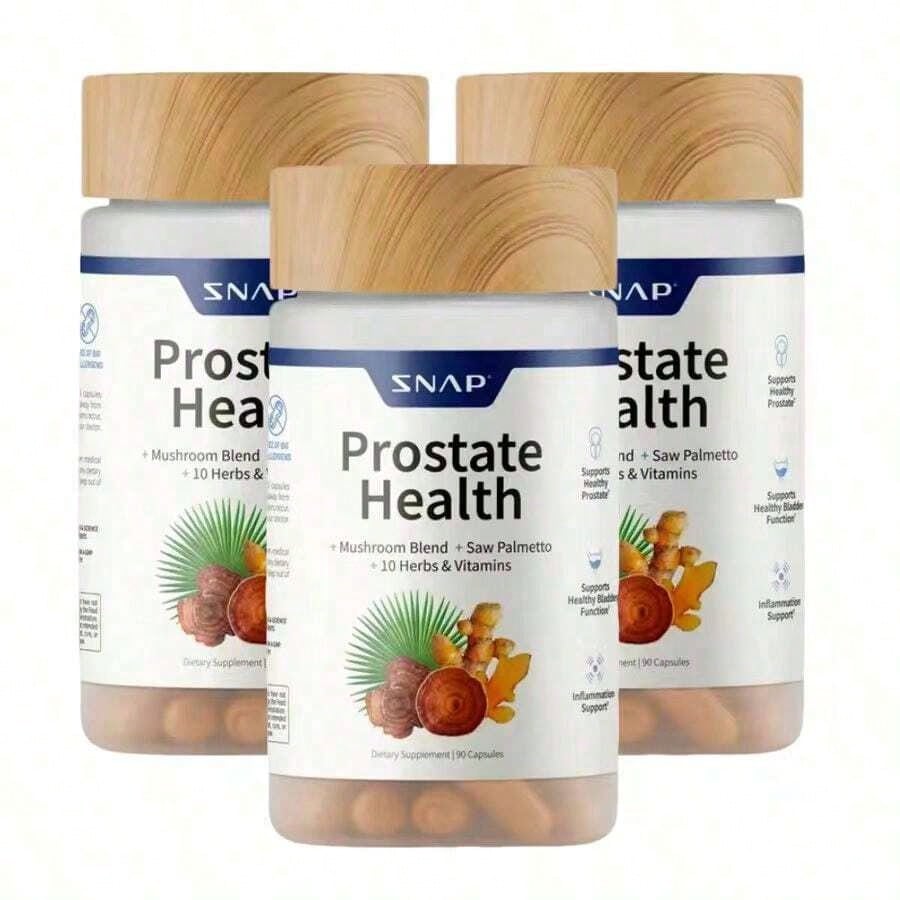 Natural Prostate Supplement For Men - Saw Palmetto Extract & Turmeric - Urinary Tract Health - 3rd Party Tested