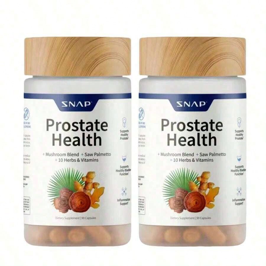 Natural Prostate Supplement For Men - Saw Palmetto Extract & Turmeric - Urinary Tract Health - 3rd Party Tested