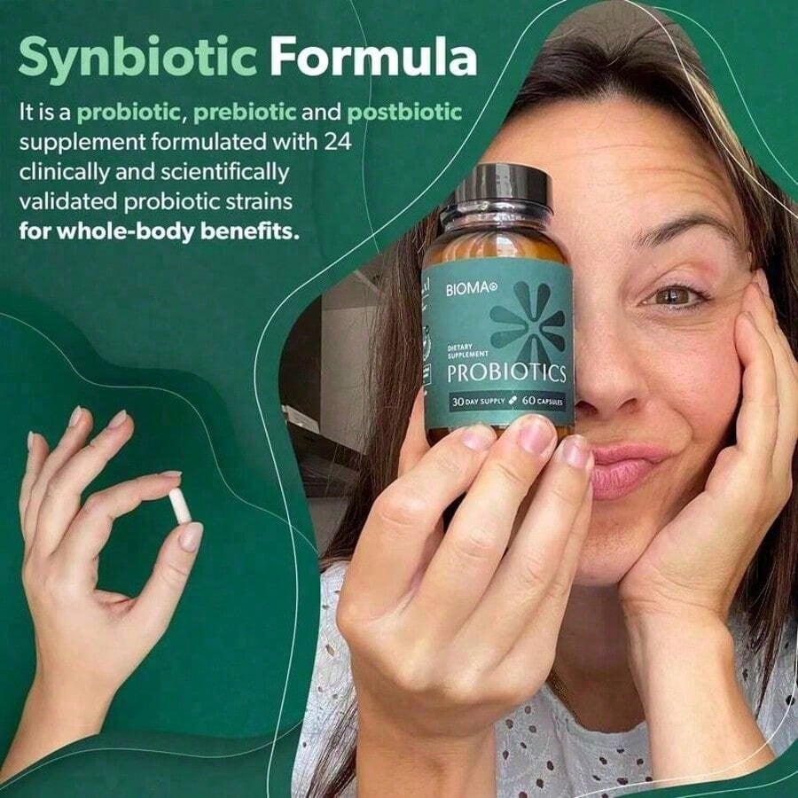 Probiotics For Weight Management & Digestive Health, 3 In 1 Gut Health Probiotics And Prebiotics/Postbiotics, Slow Release Synbiotic Probiotic[Free Shipping ](2026 Latest Version)