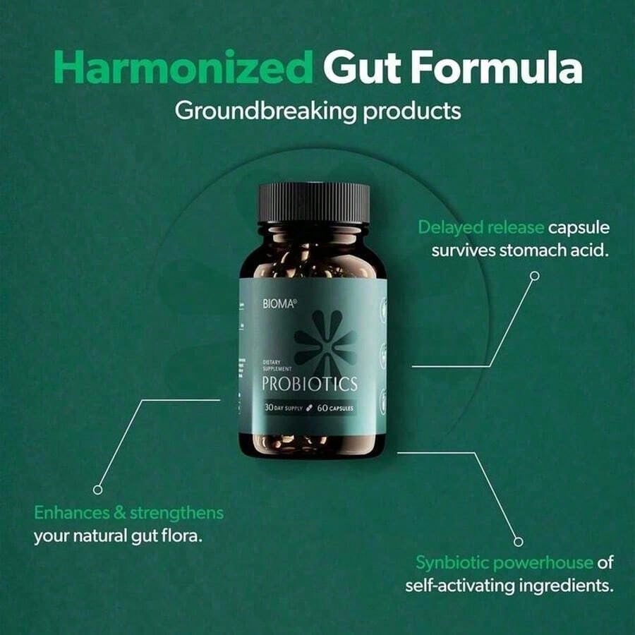 Probiotics For Weight Management & Digestive Health, 3 In 1 Gut Health Probiotics And Prebiotics/Postbiotics, Slow Release Synbiotic Probiotic[Free Shipping ](2026 Latest Version)