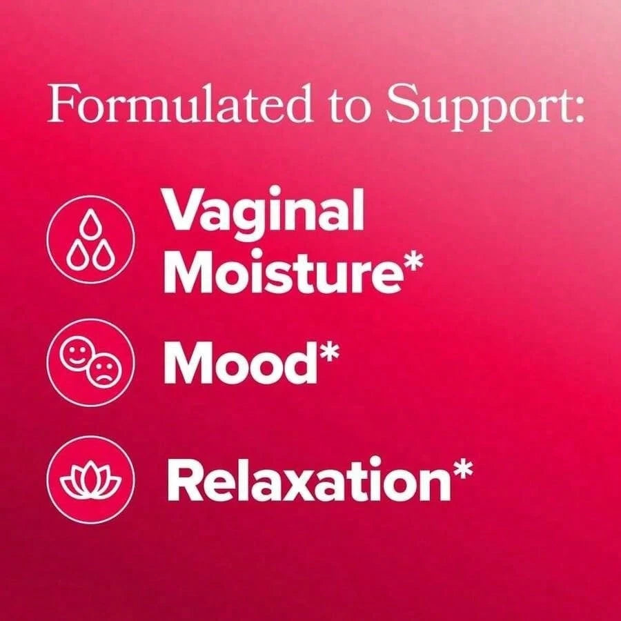 URRVaginal Moisture & Mood – Formulated To Support Vaginal Moisture, Mood & Relaxation – With KSM-66 ® Ashwagandha, Ginkgo Biloba, Mucuna Pruriens, And GABA – 30 Servings