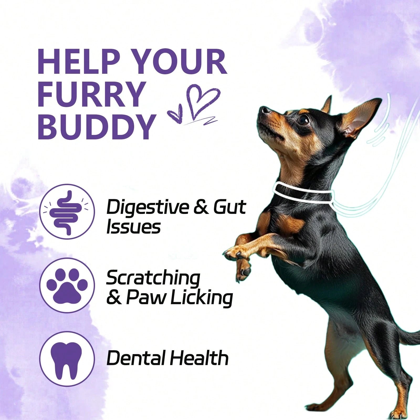 Probiotics For Dogs Chews, Duck Flavor - Supports Gut Health, Digestive Balance & Seasonal Allergy Relief & Itchy Skin Relief - Prebiotic & Probiotic Soft Chews(120 Count) (Duck)