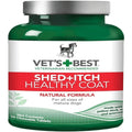 Vet'S Best Healthy Coat Shed &Amp; Itch Relief Dog Supplements | Relieve Dogs Skin Irritation And Shedding Due To Seasonal Allergies Or Dermatitis | 50 Chewable Tablets