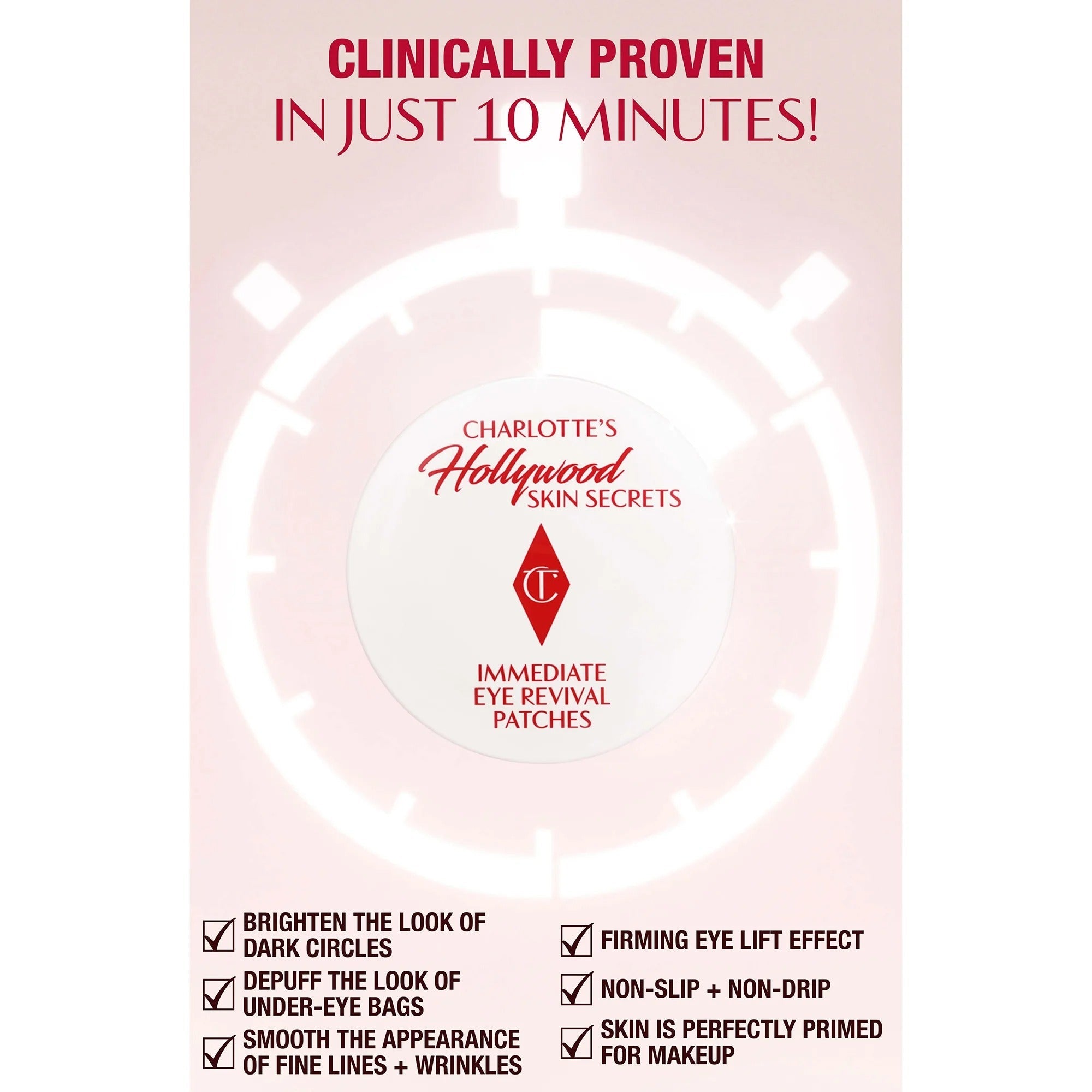 Charlotte Tilbury Charlotte's Hollywood Skin Secrets Immediate Eye Revival Patches (30 Pairs)